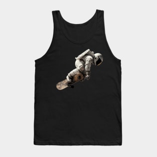 astronaut skateboading Tank Top